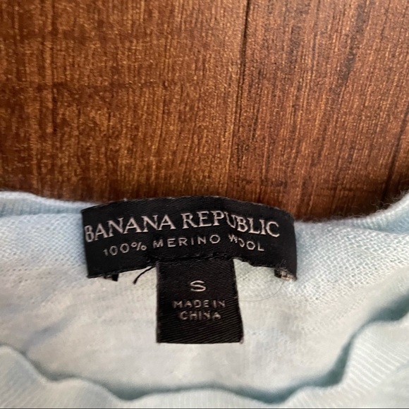 2 banana republic wool sweaters small gray green - Picture 3 of 11